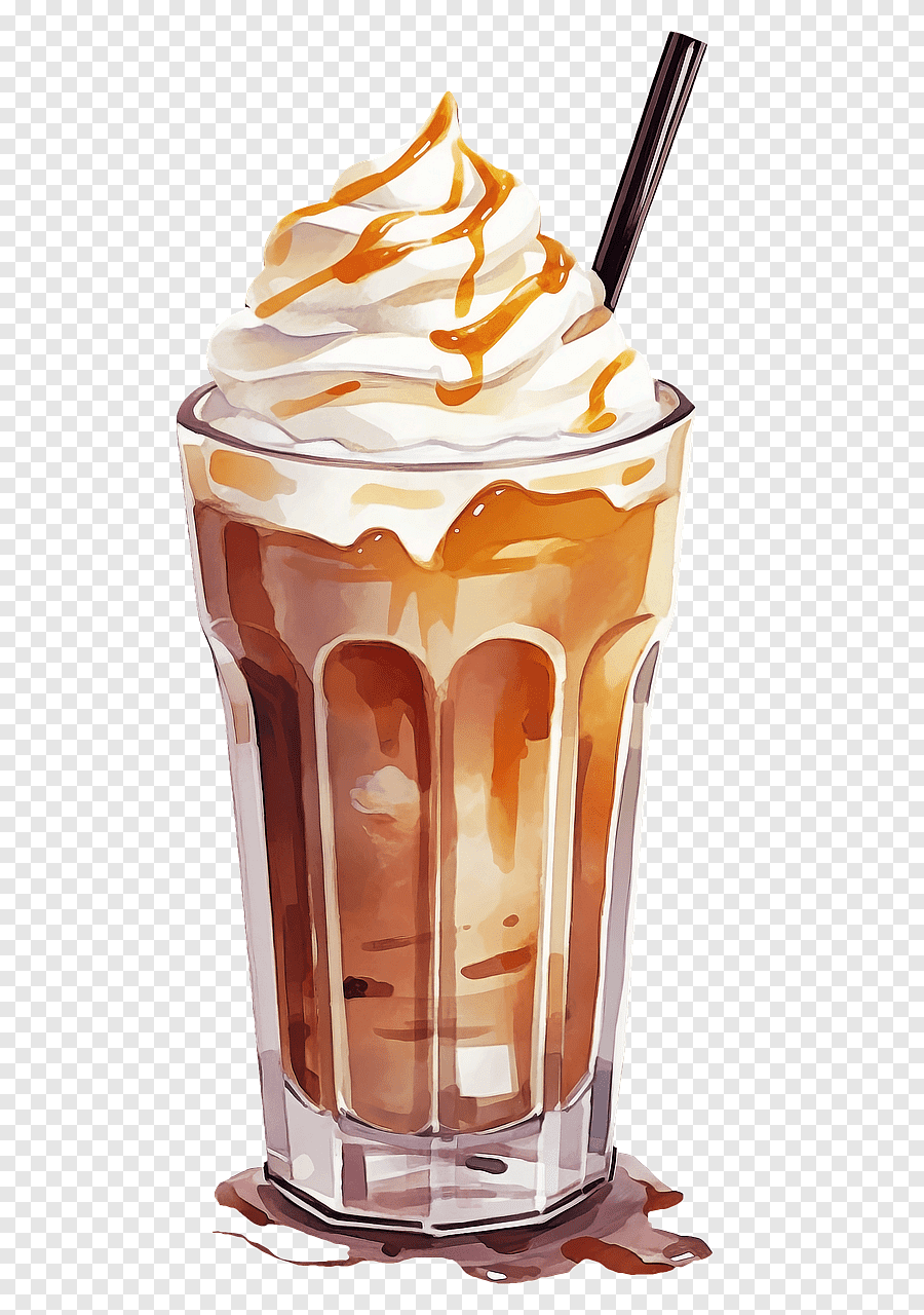 นมสดคาราเมลปั่น